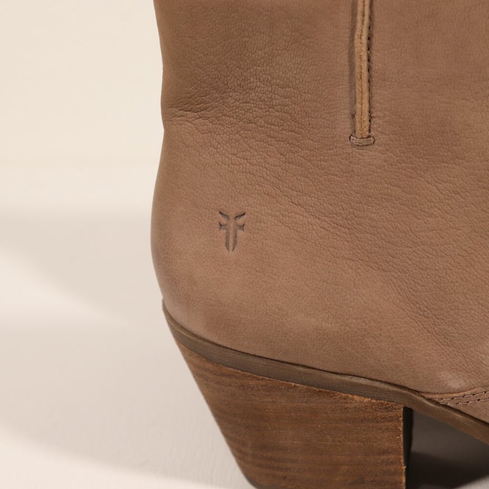 NWOT Frye Jennifer Booties Size 10 in Grey Brown Shade - Picture 4 of 11